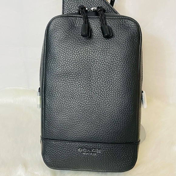 NWT Coach Turner Pack Black Sling backpack bag - Picture 12 of 13